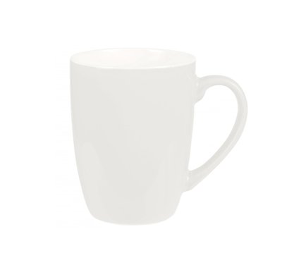 Чашка керамічна з лого Uni, білий 2558 фото