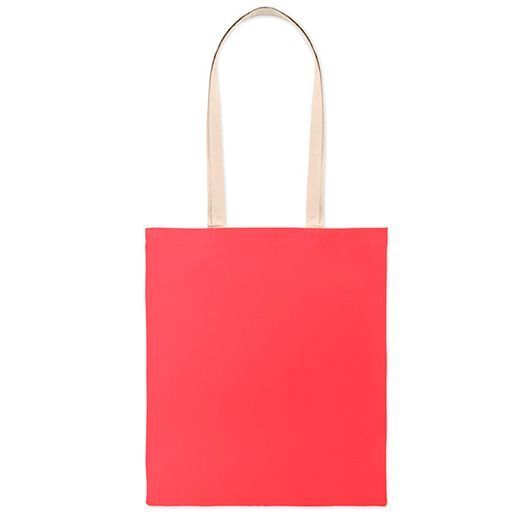 Эко-Сумка с логотипом ZEVRA COLOUR, (шопер) хлопчатобумажная, 38х42 см, 140 гр/м&sup2;, красный MO286805 фото