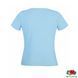 Футболка брендована 'Lady-Fit V-Neck' S (Fruit of the Loom), жіноча, бавовна 210 г/м&sup2;, небесно-блакитний 0610540YTS фото 2