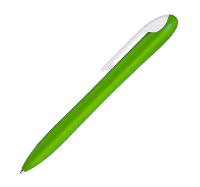Ручка кулькова, пластикова Largo з друком, світло-зелений 3644 фото