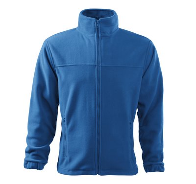 Флісова кофта реглан з логотипом на блискавці Jacket 280 гр/м2, azure blue 3796 фото