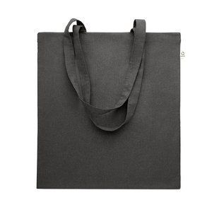 Эко-сумка с логотипом VIVEKA COLOUR, из переработанного сырья, 38x42 cм,140 г/м&sup2;, черный MO230203 фото