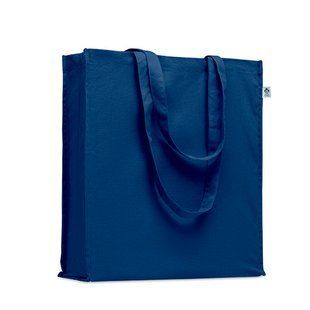 Эко-сумка с логотипом BENTE COLOUR, из органического хлопка, 38x9x42 cм, 220 г/м&sup2;, синий MO219704 фото