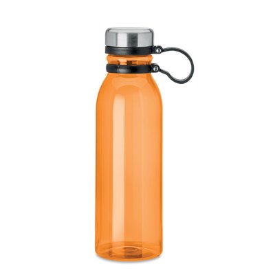 Пляшка пластикова з логотипом для води ICELAND RPET 780 мл, RPET, графіт прозорий 12370 фото