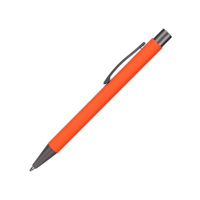 Ручка металева Monaco з друком, помаранчевий 2716 фото