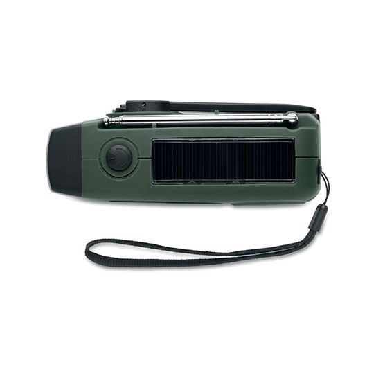 Портативний AM/FM-радіоприймач з логотипом ONDA, з ABS-пластику, 13x5x6 см, зелений MO274660 фото