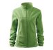 Флисовая женская кофта реглан с логотипом на молнии Jacket 280 гр/м2, grass green 3812 фото