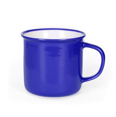 Чашка керамічна Marlin з логотипом, синій 2567 фото