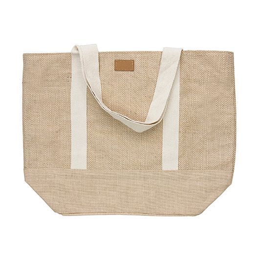 Сумка з логотипом SABA, 400 г(м2), 50x38x16 см, джут, натуральний 50S80A330 фото