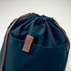Брендований рюкзак PANDA BAG, на шнурівці, 38х42 см, синій MO655085 фото 4