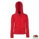 Печать на толстовке 'Lady-Fit Premium Sweat Jacket' XS (Fruit of the Loom), женская, плотность 280 г/м&sup2;, красный 062118040XS фото 2