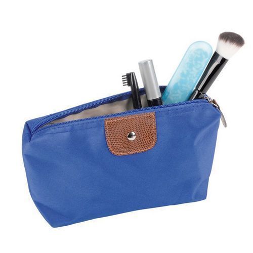 Косметичка з логотипом 'Accessory', дорожня, поліестер, синій 90810534 фото