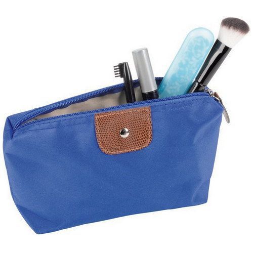 Косметичка з логотипом 'Accessory', дорожня, поліестер, синій 90810534 фото
