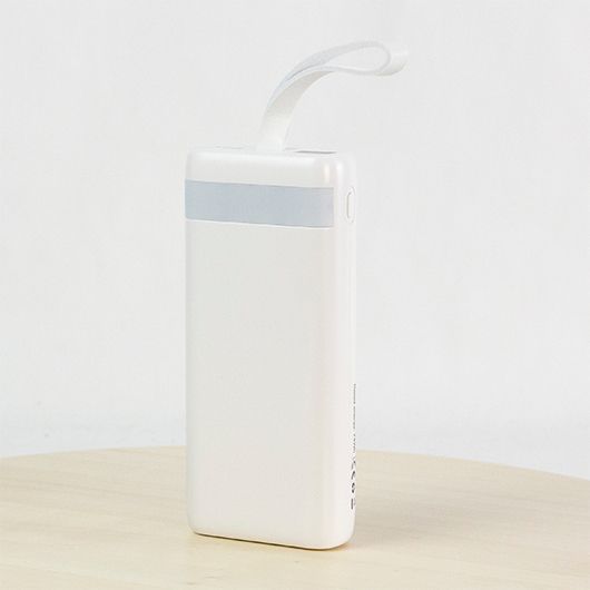 Зарядний пристрій з логотипом KRATOS 20000 mAh/74W, білий P01133P0 фото