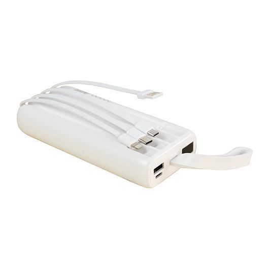 Зарядний пристрій з логотипом KRATOS 20000 mAh/74W, білий P01133P0 фото