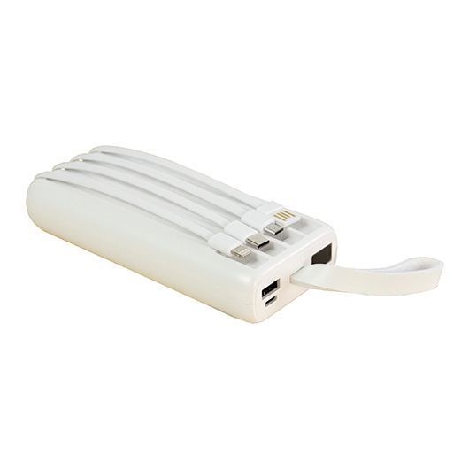 Зарядний пристрій з логотипом KRATOS 20000 mAh/74W, білий P01133P0 фото