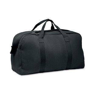 Сумка-даффл с логотипом DUFFAS COLOUR, дорожная, 450 гр/м&sup2;, черный MO250803 фото