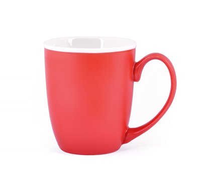 Чашка керамічна з друком Milo, червоний 2570 фото