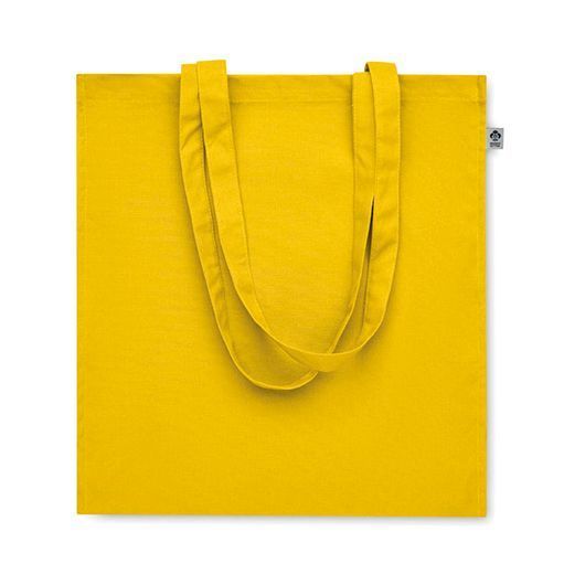 Эко-сумка с логотипом BENTE COLOUR, из органического хлопка, 38x9x42 cм, 220 г/м&sup2;, желтый MO219708 фото