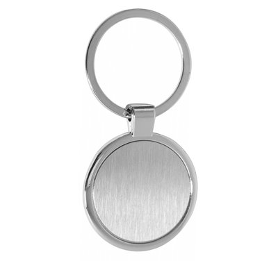 Брелок для ключів з логотипом Circle, срібний 2826 фото