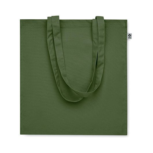 Эко-сумка с логотипом BENTE COLOUR, из органического хлопка, 38x9x42 cм, 220 г/м&sup2;, темно-зеленый MO219709 фото