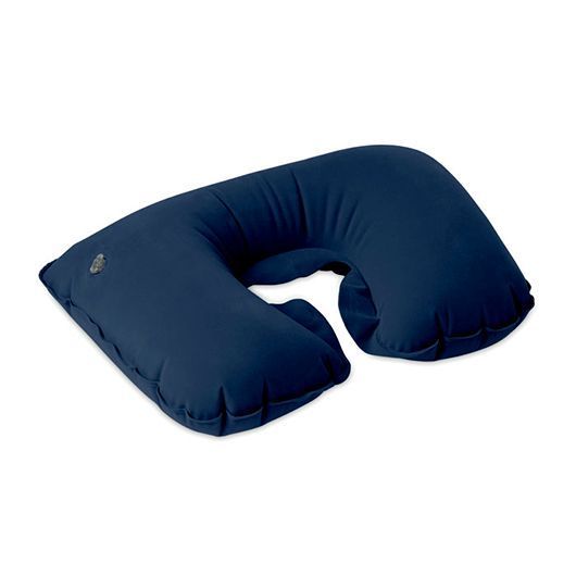 Подушка з логотипом TRAVELCONFORT, 18x12 см, ПВХ (PVC), синій MO726504 фото