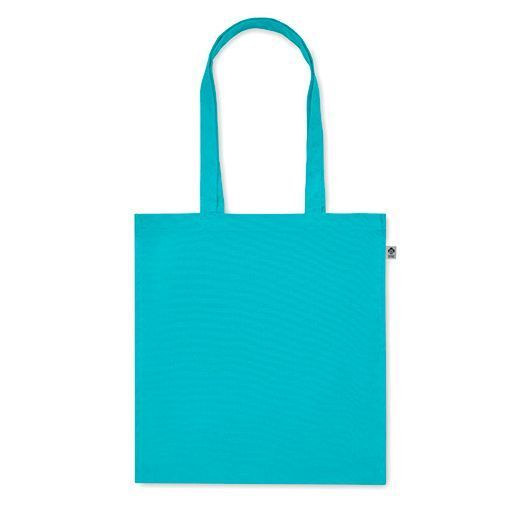 Эко-сумка с логотипом BENTE COLOUR, из органического хлопка, 38x9x42 cм, 220 г/м&sup2;, голубой MO219712 фото
