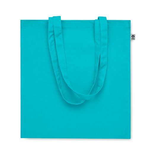 Эко-сумка с логотипом BENTE COLOUR, из органического хлопка, 38x9x42 cм, 220 г/м&sup2;, голубой MO219712 фото