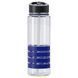 Пляшка з логотипом тританова 700 мл, тритан, силікон, з трубочкою, 700 мл, синій 95897123 фото 2