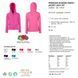Печать на толстовке 'Lady-Fit Premium Sweat Jacket' 2XL (Fruit of the Loom), женский, 70% хлопок, 30% полиэстер, 280 г/м&sup2;, красный 062118040XXL фото 4