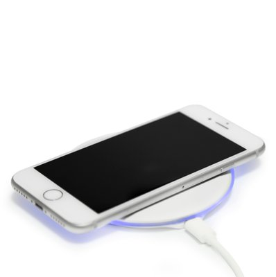 Портативний бездротовий зарядний пристрій Boll для телефону, білий 2787 фото
