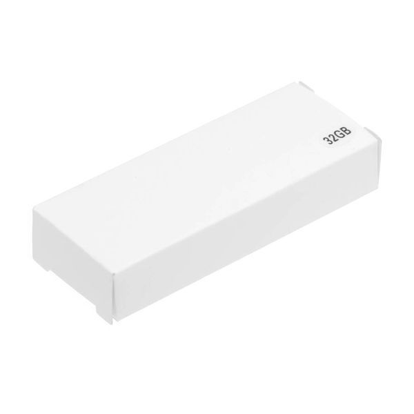 Флешка брендована, пластикова, алюміній, USB, micro-USB, в коробочці, флеш-пам'ять 32 гб, білий 91343206 фото