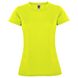 Футболка жіноча для спорту з друком Montecarlo Woman 150 гр/м2, fluor yellow 2525 фото