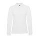 Рекламное поло женское Estrella woman L/S 220, с длинным рукавом, white, размер 5933 фото 1