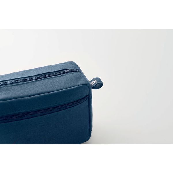Косметичка с логотипом NAIMA COSMETIC, 21x8х13 см, конопля, синий MO616504 фото