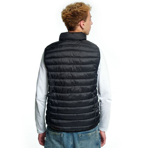Мужская жилетка с логотипом Casual, черный, размер S 7042-08-S фото