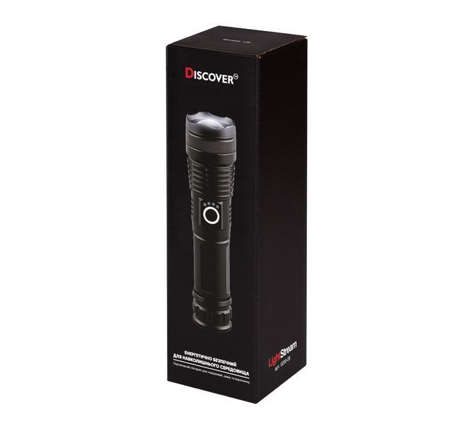 Светодиодный фонарик LightStream, черный 4185 фото