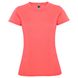 Футболка жіноча для спорту з друком Montecarlo Woman 150 гр/м2, fluor coral 2527 фото