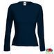 Футболка брендированная 'Lady-Fit Long Sleeve T' (Fruit of the Loom), женский, хлопок 210 г/м&sup2;, темно-синий 0610220AZS фото