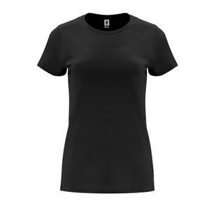 Женская футболка с логотипом Capri 170, black, размер 2XL 6683-02-2XL фото