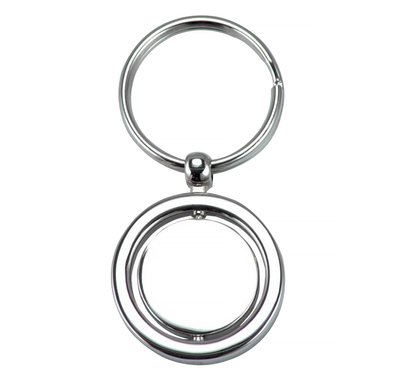 Брелок з логотипом для ключів Spheric, срібний 3615 фото