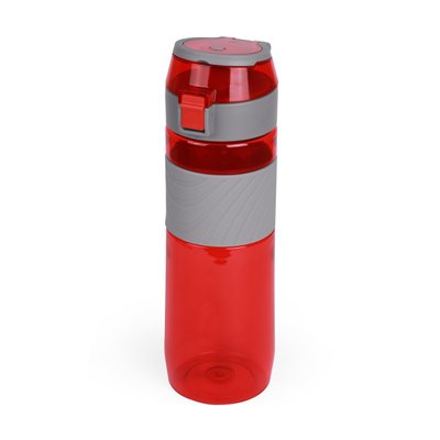 Пластикова пляшка для пиття Ego з логотипом, червоний 3748 фото