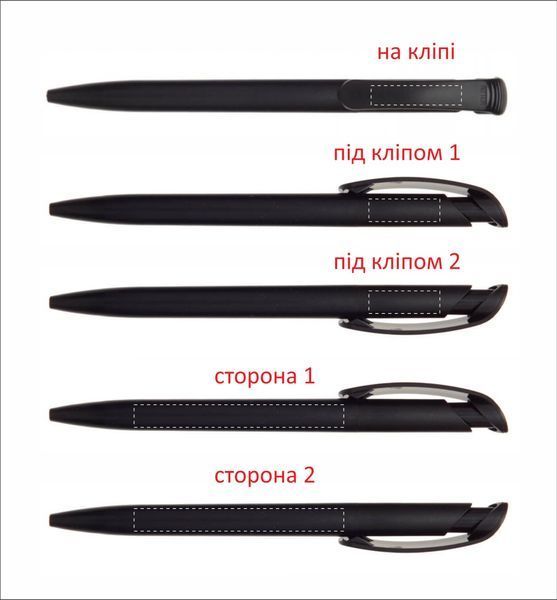 Пластикова ручка з логотипом, синє чорнило, кнопкова, кулькова 12000/3609 фото