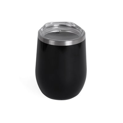 Металева термочашка з подвійними стійками Soho з логотипом, чорний 4271 фото