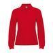 Рекламное поло женское Estrella woman L/S 220, с длинным рукавом, красный 5937 фото