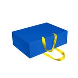 Коробка подарункова Case з логотипом, жовто-блакитний 4234 фото