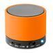 Портативная Bluetooth колонка с логотипом ROUND BASS, &Oslash;6x4,9 см, оранжевый MO872610 фото