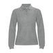 Рекламное поло женское Estrella woman L/S 220, с длинным рукавом, heather grey 5940 фото