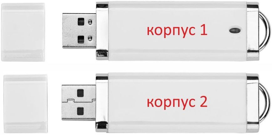 Флешка пластиковая с логотипом, в коробочке, флеш-память 32 гб, белый 91253206 фото