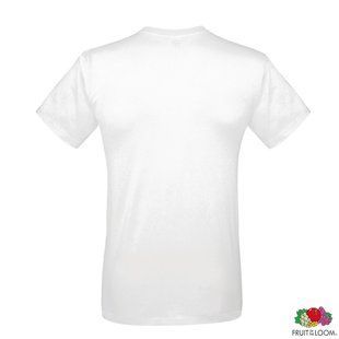 Футболка брендированная 'Sofspun' S (Fruit of the Loom), унисекс, 100% хлопок, 160 г/м&sup2;, белый 061412030S фото